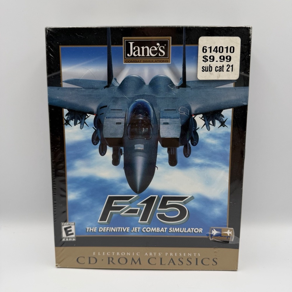 Jane's Combat Simulations: F-15 – The Definitive Jet Combat Simulator PC CD-ROM
